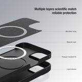 Nillkin iPhone 15 Pro Kuori CamShield Silky MagSafe Vaaleanvihreä