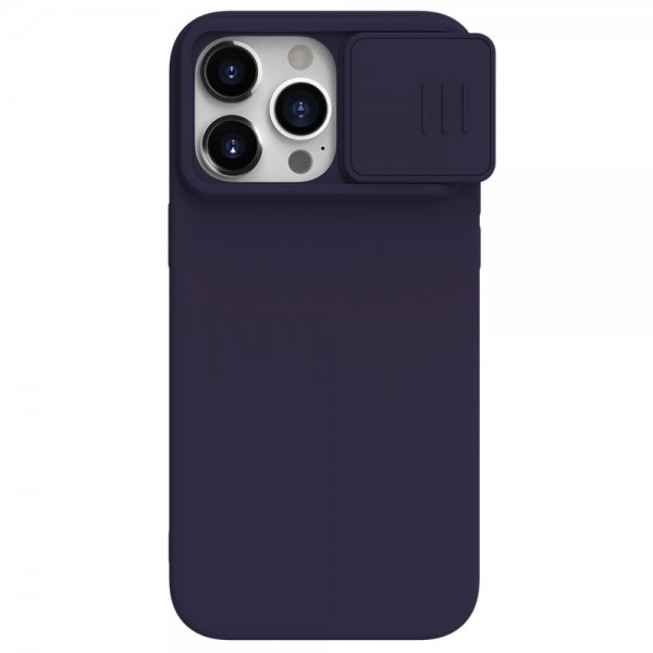 Nillkin iPhone 15 Pro -kuori CamShield Silky Tummanvioletti
