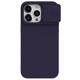 Nillkin iPhone 15 Pro -kuori CamShield Silky Tummanvioletti