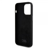 Karl Lagerfeld iPhone 15 Pro -suojakuori Choupette NFT, musta