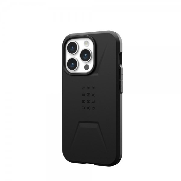 Urban Armor Gear (UAG) iPhone 15 Pro -kuori Civilian MagSafe Musta