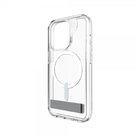 ZAGG iPhone 15 Pro Kuori Crystal Palace Snap Kickstand Transparent