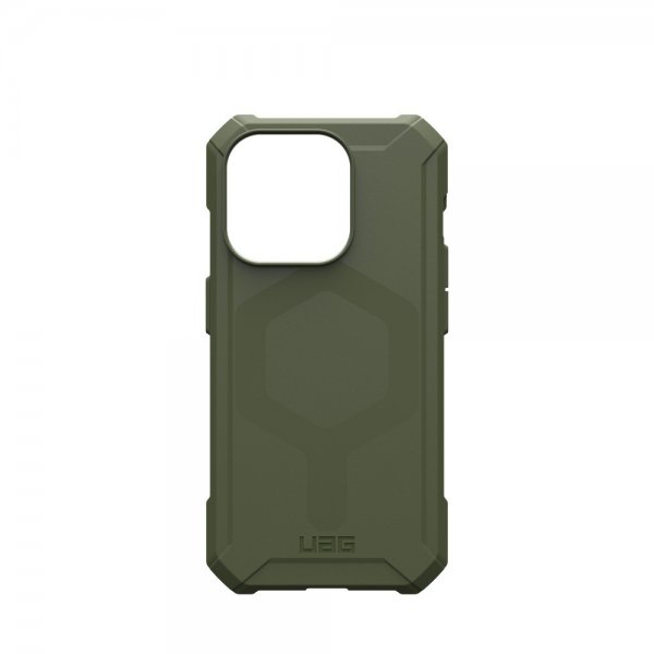 Urban Armor Gear (UAG) iPhone 15 Pro -suojakuori Essential Armor MagSafe Olive Drab