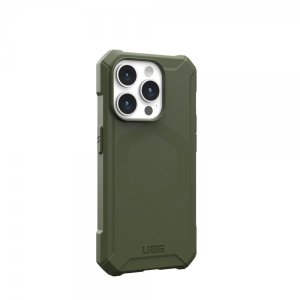 Urban Armor Gear (UAG) iPhone 15 Pro -suojakuori Essential Armor MagSafe Olive Drab