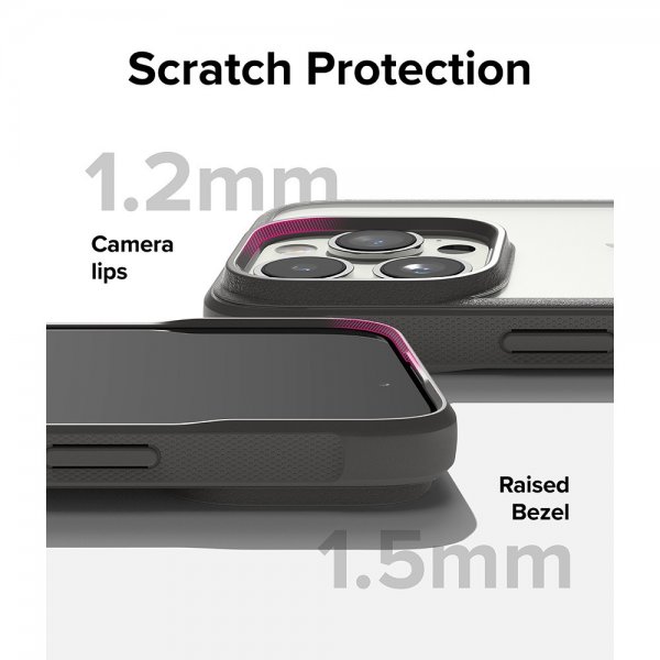 Ringke iPhone 15 Pro Kuori Fusion Bold Harmaa