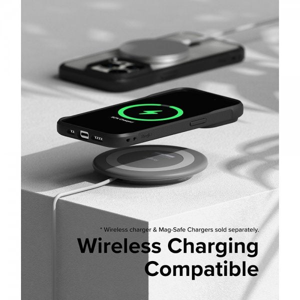 Ringke iPhone 15 Pro -suojakuori Fusion Bold Magnetic Matte Black