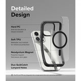 Ringke iPhone 15 Pro -suojakuori Fusion Bold Magnetic Matte Black