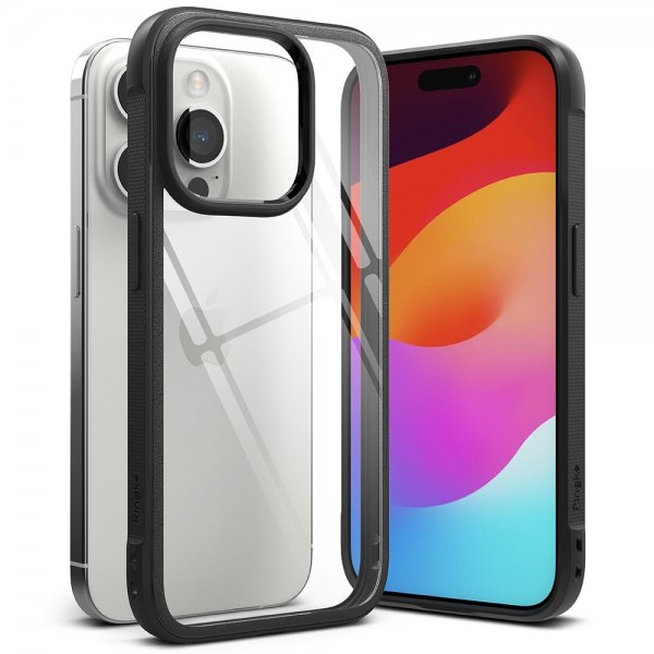 Ringke iPhone 15 Pro Kuori Fusion Bold Musta