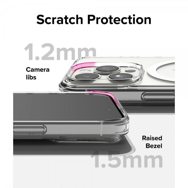 Ringke iPhone 15 Pro Kuori Fusion Magnetic Matte