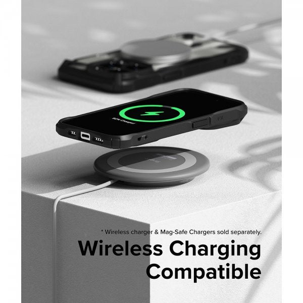 Ringke iPhone 15 Pro -suojakuori Fusion X Magnetic Matte Black