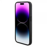 Guess iPhone 15 Pro Kuori G Cube Grip Stand Musta