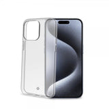 Celly iPhone 15 Pro -suojakuori GELSKIN Läpinäkyvä