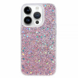 iPhone 15 Pro Kuori Glitterpaljetit Pinkki