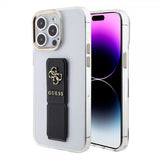 Guess iPhone 15 Pro Kuori Grip Stand Clear Transparent