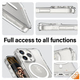 PanzerGlass iPhone 15 Pro -suojakuori HardCase MagSafe D3O Transparent