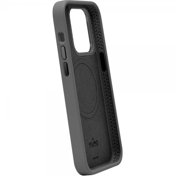 Puro iPhone 15 Pro -kuori ICON Mag Pro musta