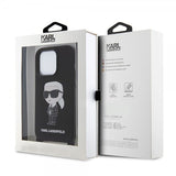 Karl Lagerfeld iPhone 15 Pro Kuori Ikonik Crossbody Musta