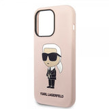 Karl Lagerfeld iPhone 15 Pro Kuori Ikonik NFT Pinkki
