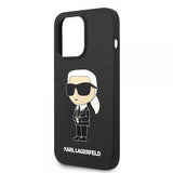 Karl Lagerfeld iPhone 15 Pro -kuori Ikonik NFT Musta