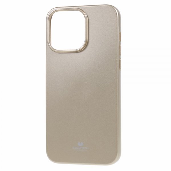 Mercury iPhone 15 Pro Kuori Jelly Glitter Kulta