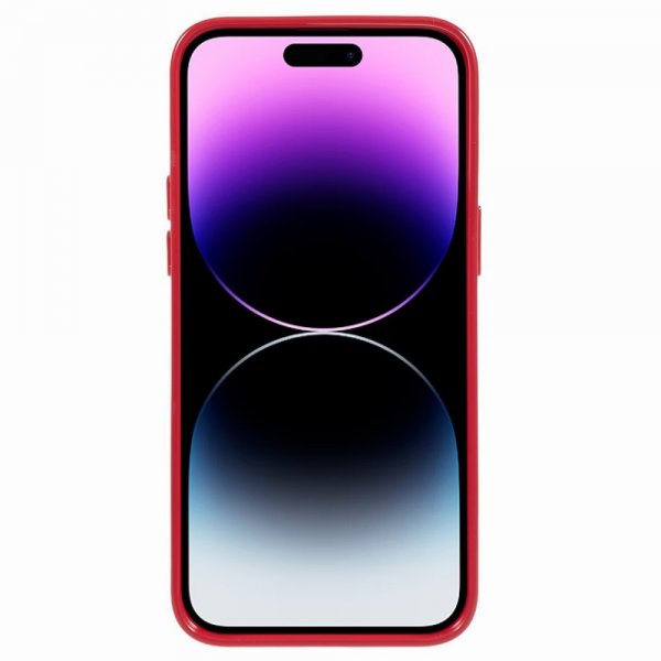 Mercury iPhone 15 Pro Kuori Jelly Glitter Magenta