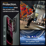 Spigen iPhone 15 Pro -suojakuori Liquid Air Abyss Green