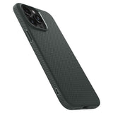 Spigen iPhone 15 Pro -suojakuori Liquid Air Abyss Green
