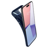 Spigen iPhone 15 Pro Liquid Air -suojakuori, tummansininen