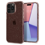 Spigen iPhone 15 Pro Kuori Liquid Crystal Glitter Rose Quartz