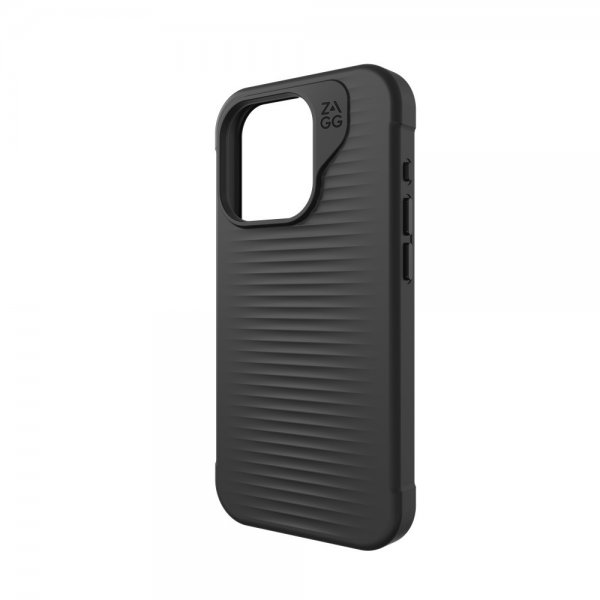 ZAGG iPhone 15 Pro -suojakuori Luxe Snap, musta