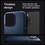 Spigen iPhone 15 Pro -suojakuori Mag Armor MagFit Navy Blue