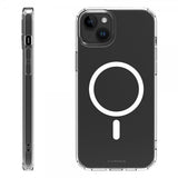 Vivanco iPhone 15 Plus Suojakuori Mag Steady Läpinäkyvä