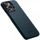 Pitaka iPhone 15 Pro -suojakuori MagEZ Case 4 Black/Blue Twill