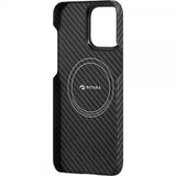 Pitaka iPhone 15 Pro Kuori MagEZ Case 4 Musta/Harmaa Twill