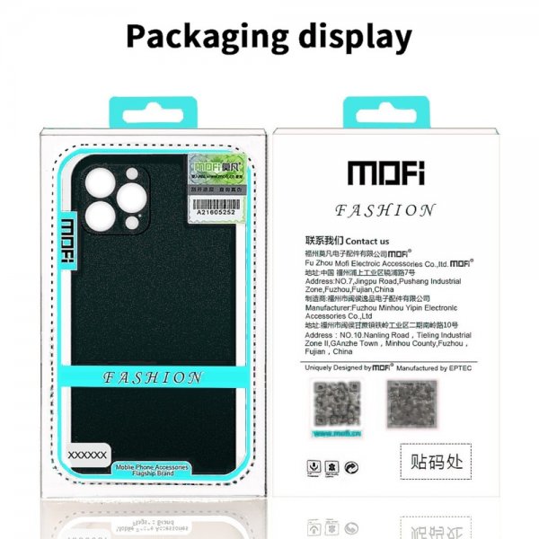 Mofi iPhone 15 Pro -suojakuori Matte Shield, punainen
