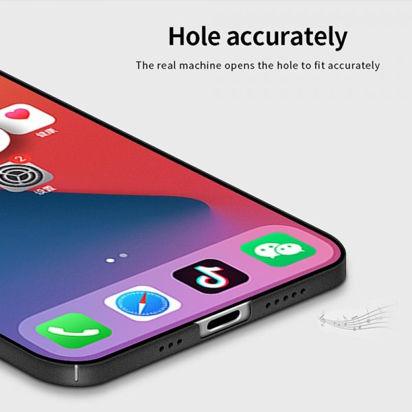Mofi iPhone 15 Pro -suojakuori Matte Shield, punainen