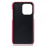 iPhone 15 Pro -suojakuori kahdella korttipaikalla, magenta