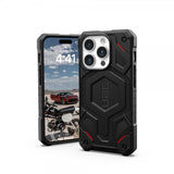 Urban Armor Gear (UAG) iPhone 15 Pro -suojakuori Monarch Pro MagSafe Kevlar Black