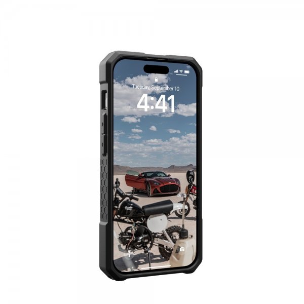 Urban Armor Gear (UAG) iPhone 15 Pro -suojakuori Monarch Pro MagSafe Kevlar Element Green