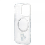 Karl Lagerfeld iPhone 15 Pro -kuori NFT Karl & Choupette Transparent