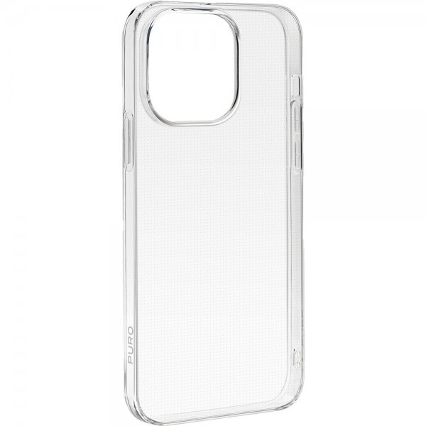Puro iPhone 15 Pro -suojakuori Nude Transparent