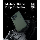 Ringke iPhone 15 Pro -suojakuori, Onyx Dark Green