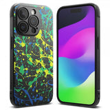 Ringke iPhone 15 Pro -suojakuori, Onyx Design Action Painting