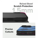 Ringke iPhone 15 Pro -suojakuori, Onyx Design, Blue Brush