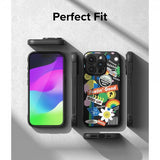 Ringke iPhone 15 Pro Onyx Design -kuori tarran kera