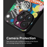 Ringke iPhone 15 Pro Onyx Design -kuori tarran kera