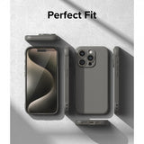 Ringke iPhone 15 Pro -suojakuori, Onyx harmaa
