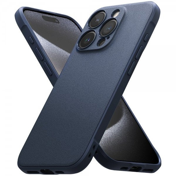 Ringke iPhone 15 Pro -suojakuori, Onyx Navy
