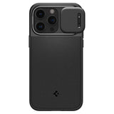 Spigen iPhone 15 Pro -suojakuori Optik Armor MagFit Musta