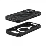 Urban Armor Gear (UAG) iPhone 15 Pro -suojakuori Pathfinder SE MagSafe Midnight Camo